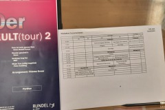 Auf dem Stundenplan war allerhand notiert und vorbereitet! Das Hauptstück des Wochenendes 80er KULT(tour) 2" wartet darauf gespielt zu werden!